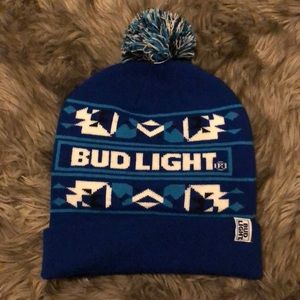 Bud Light winter print beanie